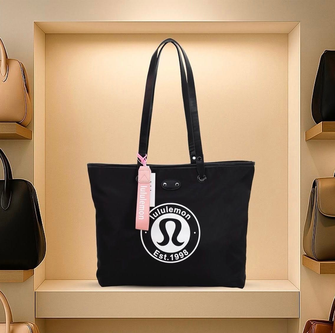 Bolsa Lululemon Negra Tipo Tote